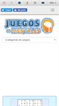 Mobile Screenshot of juegos-mentales.com